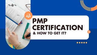 What PMP Certification & How To Get It?