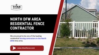 North DFW AreaResidential Fence Contractor