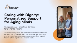 Caring with Dignity Personalized Support for Aging Minds
