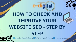 How to Check and Improve Your Website SEO – Step by Step
