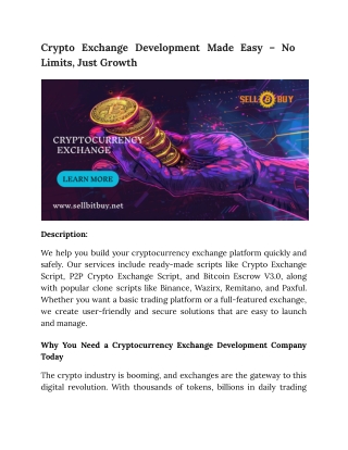 cryptocurrency exchnage