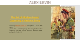 The Art of Modern Israel - Capturing a Nation's Story