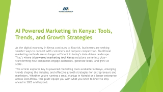 AI Powered Marketing in Kenya