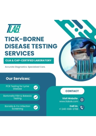 Tick-Borne Disease Testing Services