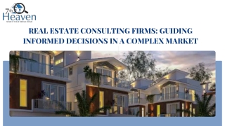 Real Estate Consulting Firms: Guiding Informed Decisions in a Complex Market