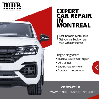 Expert Car Repair Services in Montreal | Meticulous Auto