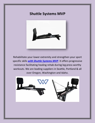 Shuttle Systems MVP on Sale – WA, OR, ID,wsent.biz