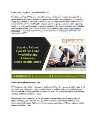 Urgency and Frequency_ Finding Relief with PFP