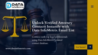 Verified Attorney Email List – Trusted by DataInfometrix Clients