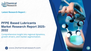 PFPE Based Lubricants Market, Global Outlook and Forecast 2025-2032