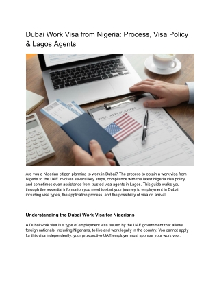 Dubai Work Visa from Nigeria_ Process, Visa Policy & Lagos Agents