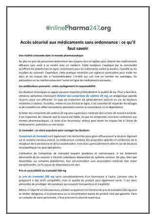 Commander du nitrazépam 5 mg sans ordonnance | Onlinepharma247.org