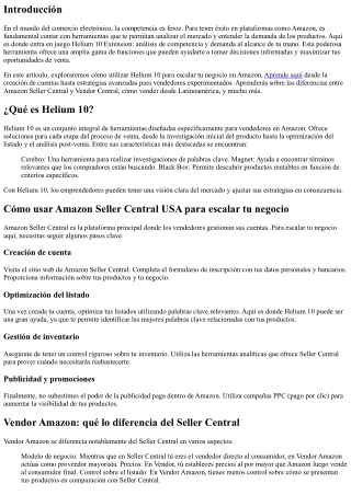 Helium 10 Extension: análisis de competencia y demanda al alcance de tu mano