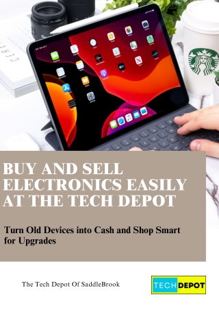Easy Way to Buy and Sell Electronics at The Tech Depot