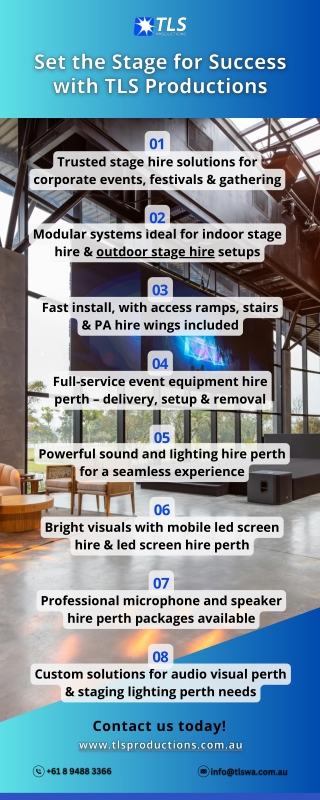 Set the Stage for Success with TLS Productions