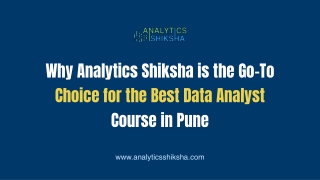 Data Analytics Certification Bangalore with Placement
