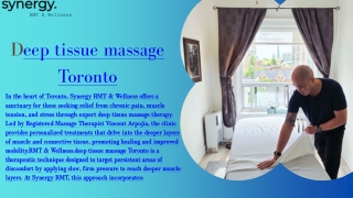 Deep tissue massage Toronto