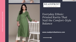 Everyday Ethnic Printed Kurtis That Nail the Comfort-Style Balance