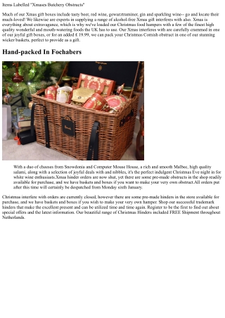 Cumbrian Gift Obstructs Currently Closed For Pre-christmas Delivery Archives