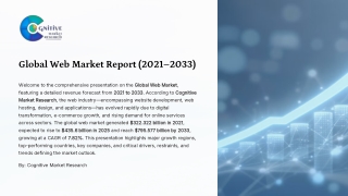 Global Web Market Report 2021-2033