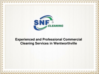 Best Commercial Cleaning in Wentworthville