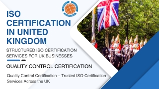 ISO Certification in United Kingdom | Quality Control Certification