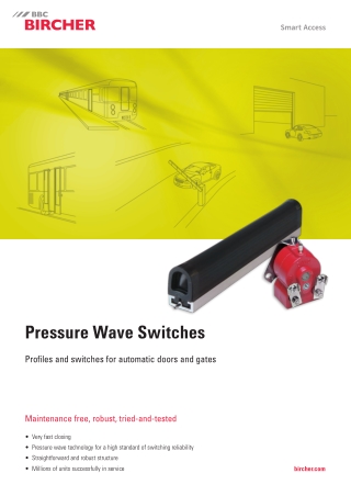 Pressure wave Switches | Pressure Wave Swtich system