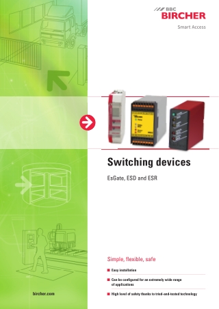 switching devices | Switching devices for Safety Mats and Safety Edges