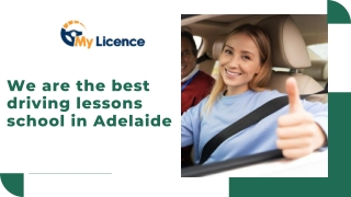We are the best driving lessons school in Adelaide