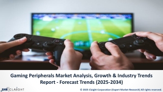 Gaming Peripherals Market Growth Report – Forecast to 2034