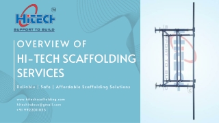 Hi-Tech Scaffolding Pvt. Ltd., work with a single minded focu joint Pins in Pune