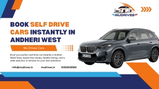 Book Self Drive Cars Instantly in Andheri West