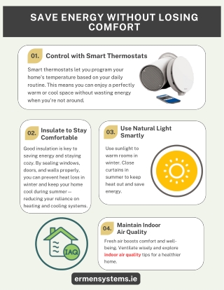 Save Energy Without Losing Comfort