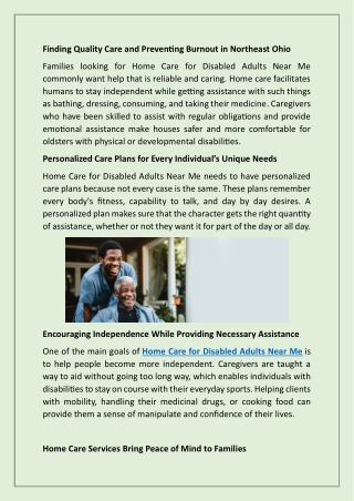 Finding Quality Care and Preventing Burnout in Northeast Ohio