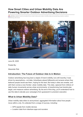 adcities.com-How Smart Cities and Urban Mobility Data Are Powering Smarter Outdoor Advertising Decisions