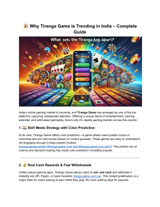 _Why Tiranga Game is Trending in India – Complete Guide