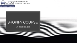 Best Shopify Course in Jalandhar