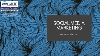 Social Media Marketing upBest Social Media Marketing course in Jalandhar
