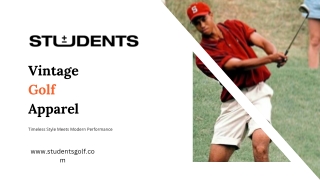 Why Vintage Golf Shirts Are a Must-Have for Every Golfer