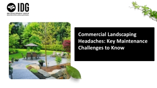 Commercial Landscaping Headaches: Key Maintenance Challenges to Know