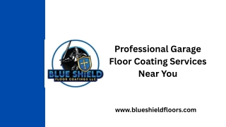Garage Floor Coating Services – Durable & Stylish Protection