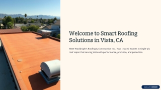 Expert Single Ply Roof Repair Vista CA for Durable Roofing Solutions