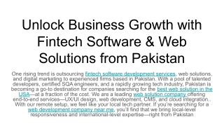 Unlock Business Growth with Fintech Software & Web Solutions from Pakistan (1)