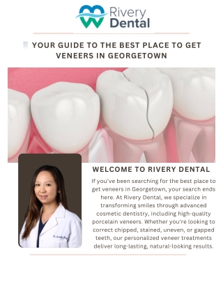 Best Place To Get Veneers In Georgetown – Natural, Lasting Results