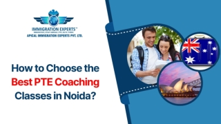 How to Choose the Best PTE Coaching Classes in Noida