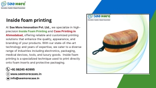 Inside foam printing