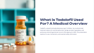 What is Tadalafil Used For