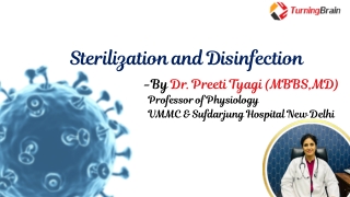 Sterilization and Disinfection