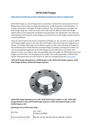 Carbon Steel Flanges Stockiest in Qatar