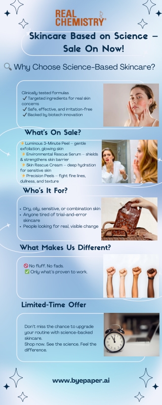 Science-Based Skincare Sale – Real Results, Limited Time